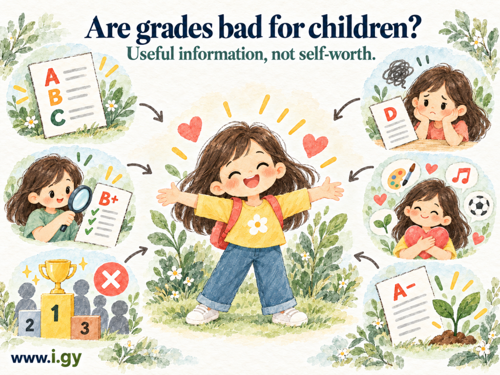 Are grades bad for children? Handling numbers for parents FAQ