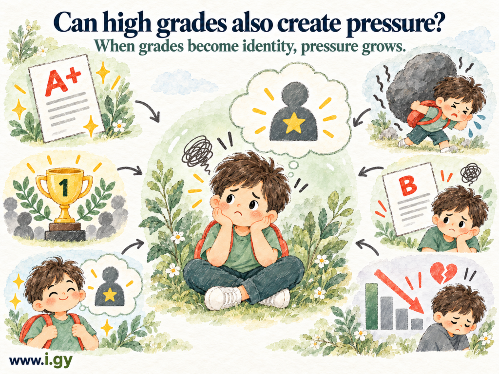 Can high grades also create pressure? Handling numbers for parents FAQ