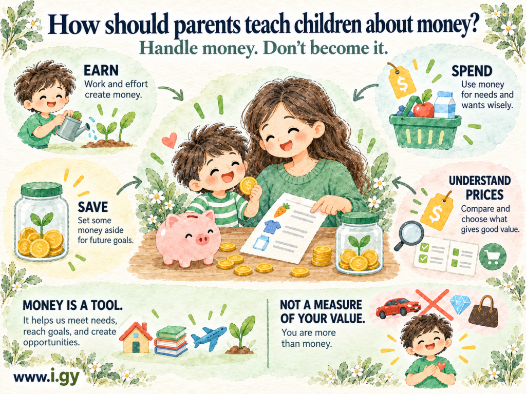 How should parents teach children about money? Handling numbers for parents FAQ