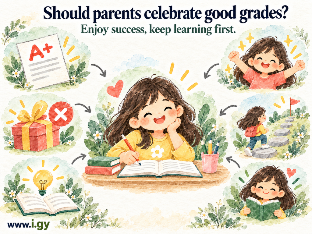 Should parents celebrate good grades? Handling numbers for parents FAQ