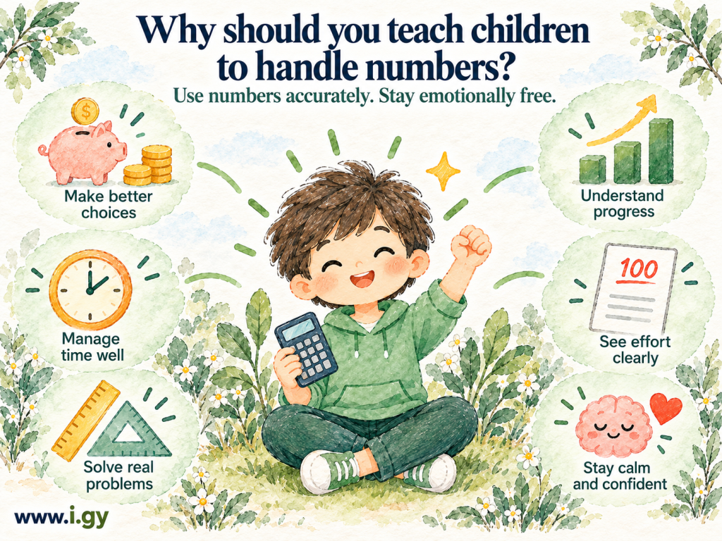 Why should you teach children to handle numbers? Handling numbers for parents FAQ