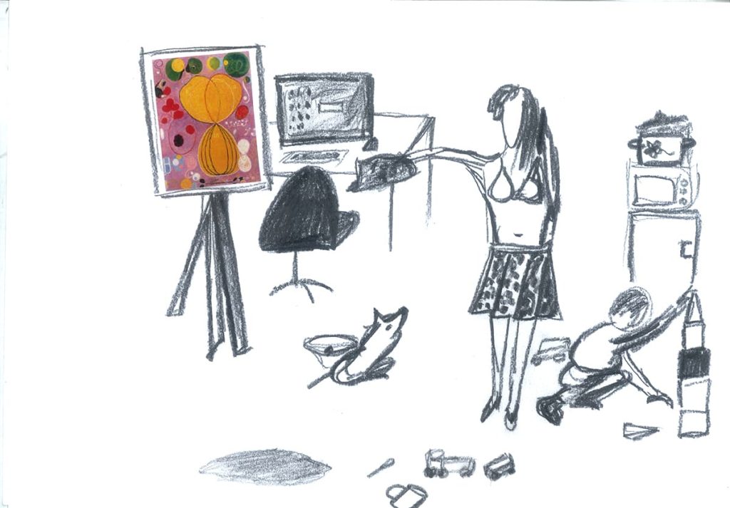 many things at once left uncompleted
